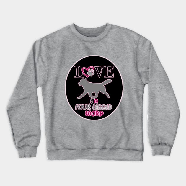 Husky Crewneck Sweatshirt by PB&J Designs